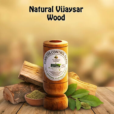 Ayurvedic Vijaysar Herbal Wooden Tumbler At Just 699/-