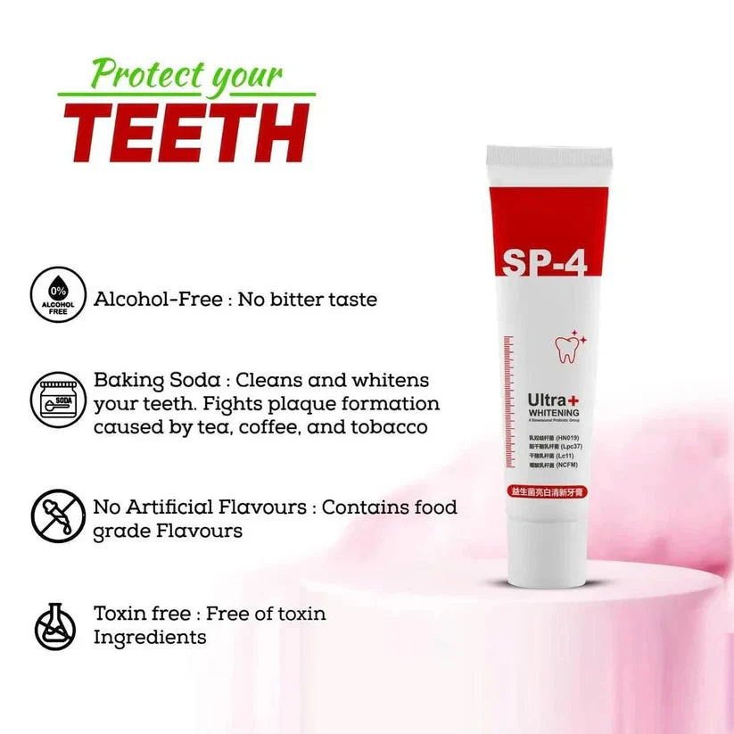 Ultra Glow Teeth Whitening Paste – Buy 1 Get 1 Free At Just 499/-