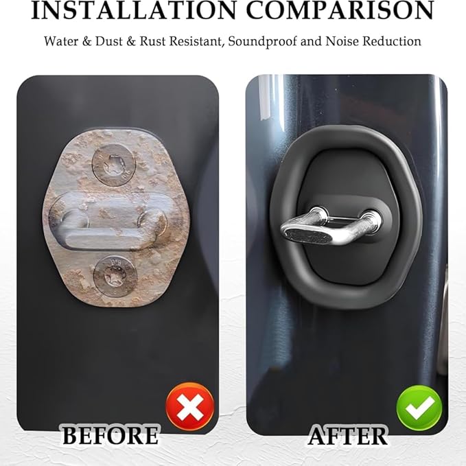 Car Lock Damage Protector (Pack of 4) @ ₹699