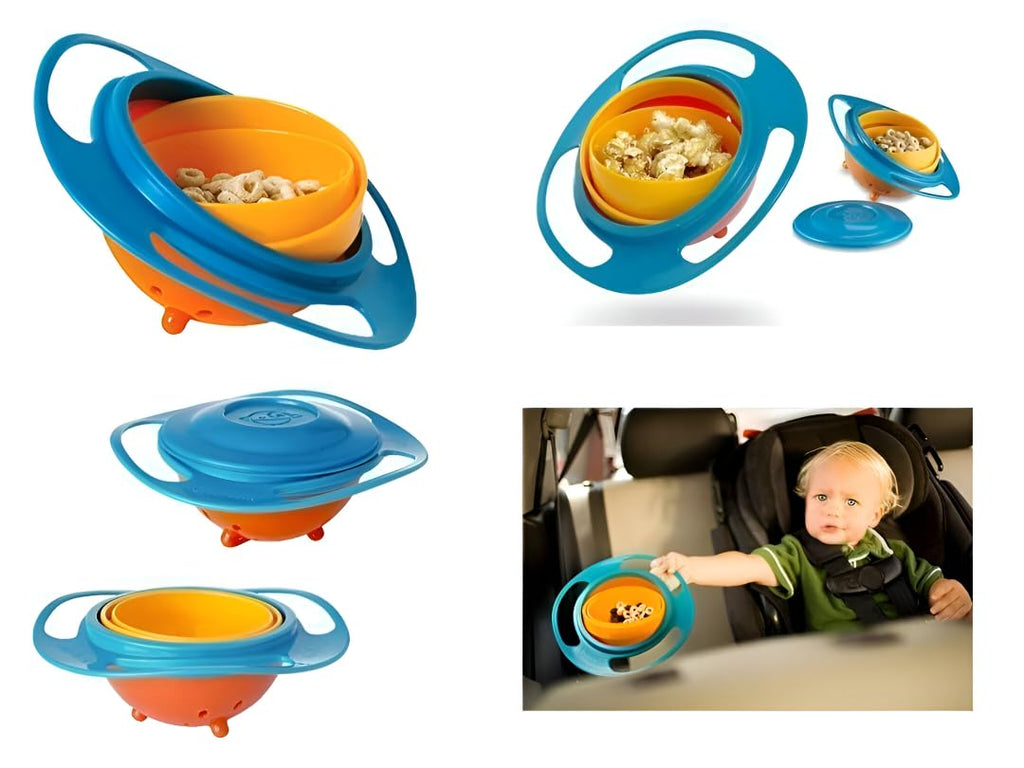 HappyFeed™ 360° No-Spill Baby Bowl – Just 499/-