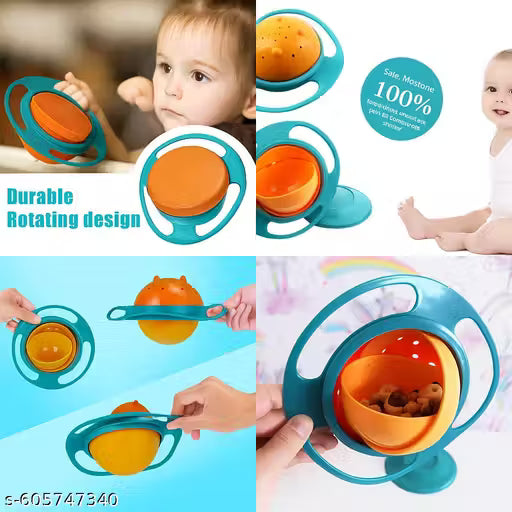 HappyFeed™ 360° No-Spill Baby Bowl – Just 499/-