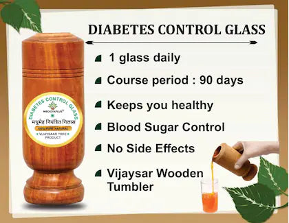 Ayurvedic Vijaysar Herbal Wooden Tumbler At Just 699/-