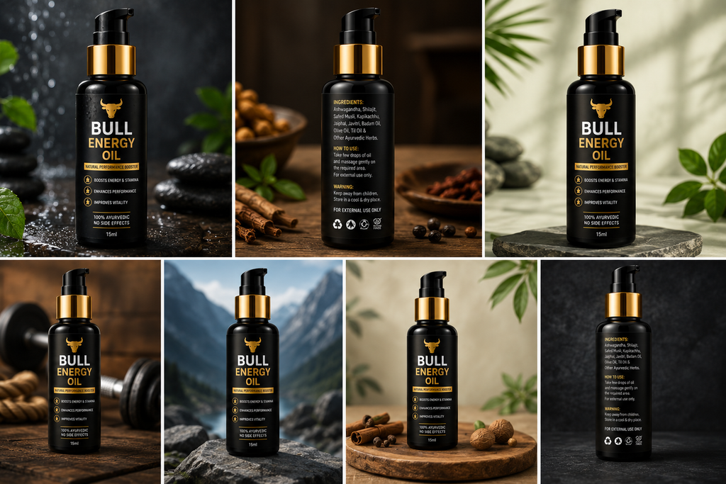 💪 Ayurvedic Bull Power Oil | Buy 1 Get 1 FREE| ₹499🔥