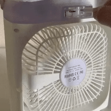 ChillBreeze™ 3-in-1 Cooling Mist Fan | Mini AC Effect | Just ₹1199/-