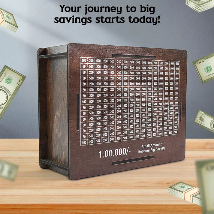 Future Fund Wooden Piggy Bank @ just Rs.499/-