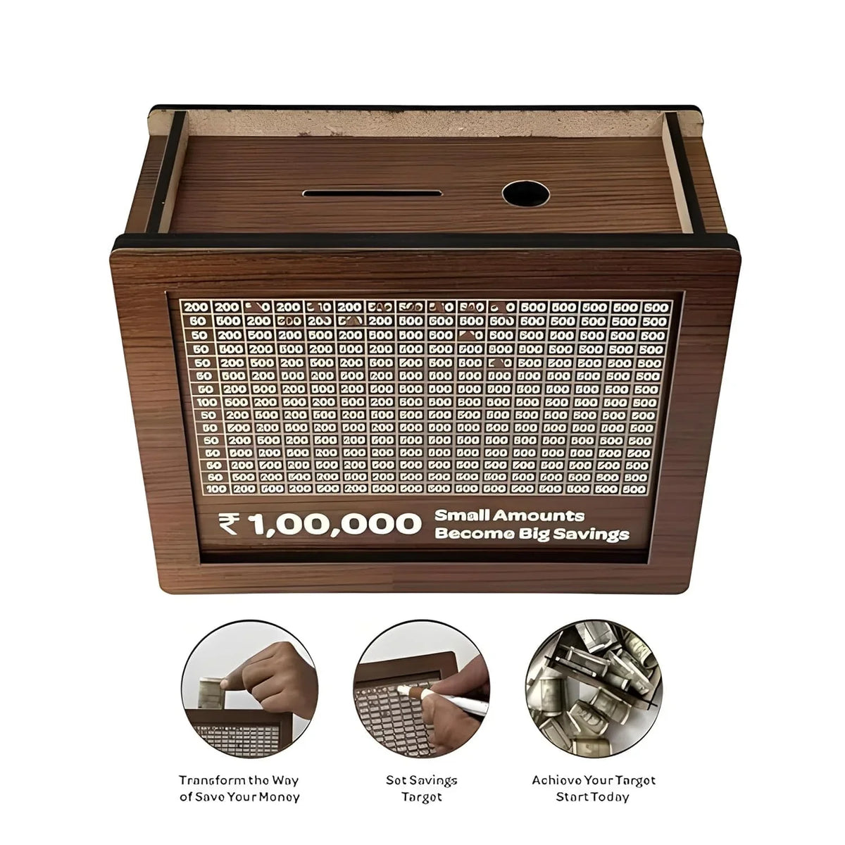 Future Fund Wooden Piggy Bank @ just Rs.499/-